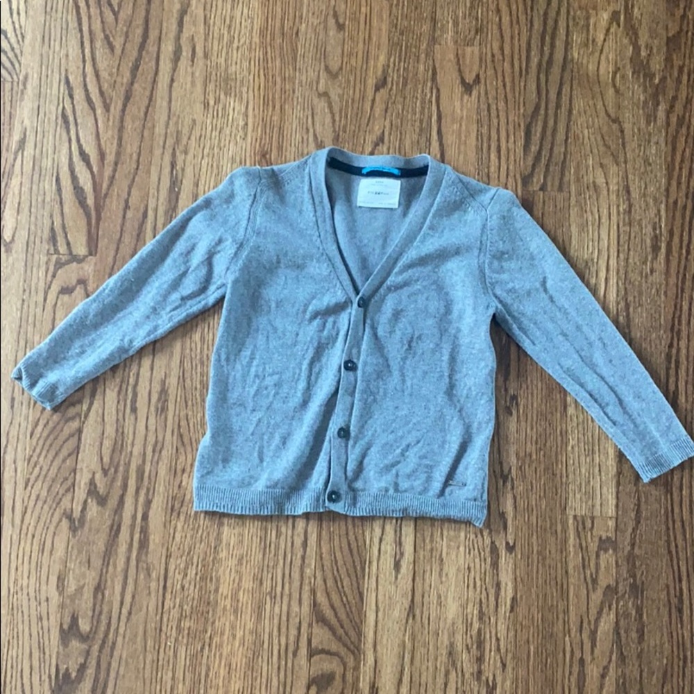 Zara boys knit cardigan